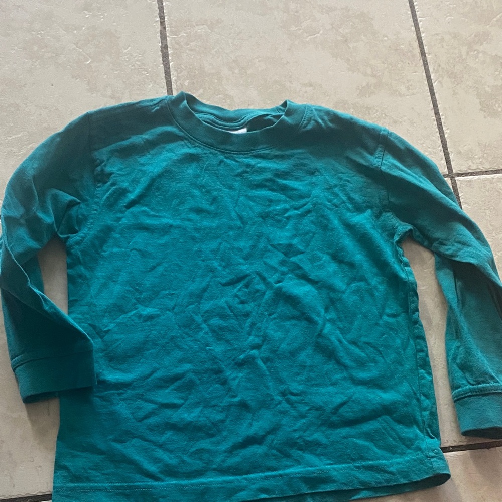 Reebok Kids Teal Long Sleeve Tee